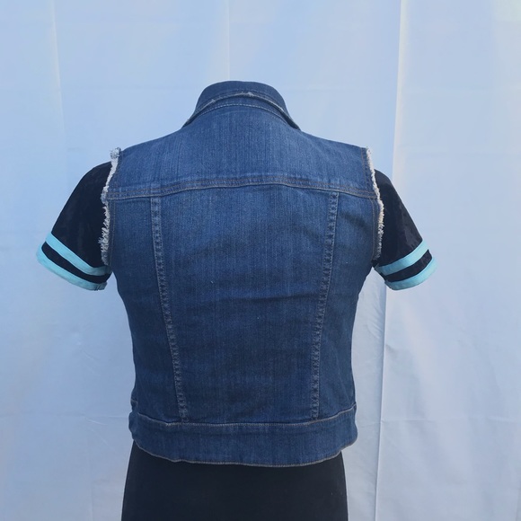 Romeo + Juliet Couture beaded jean vest - Picture 5 of 5